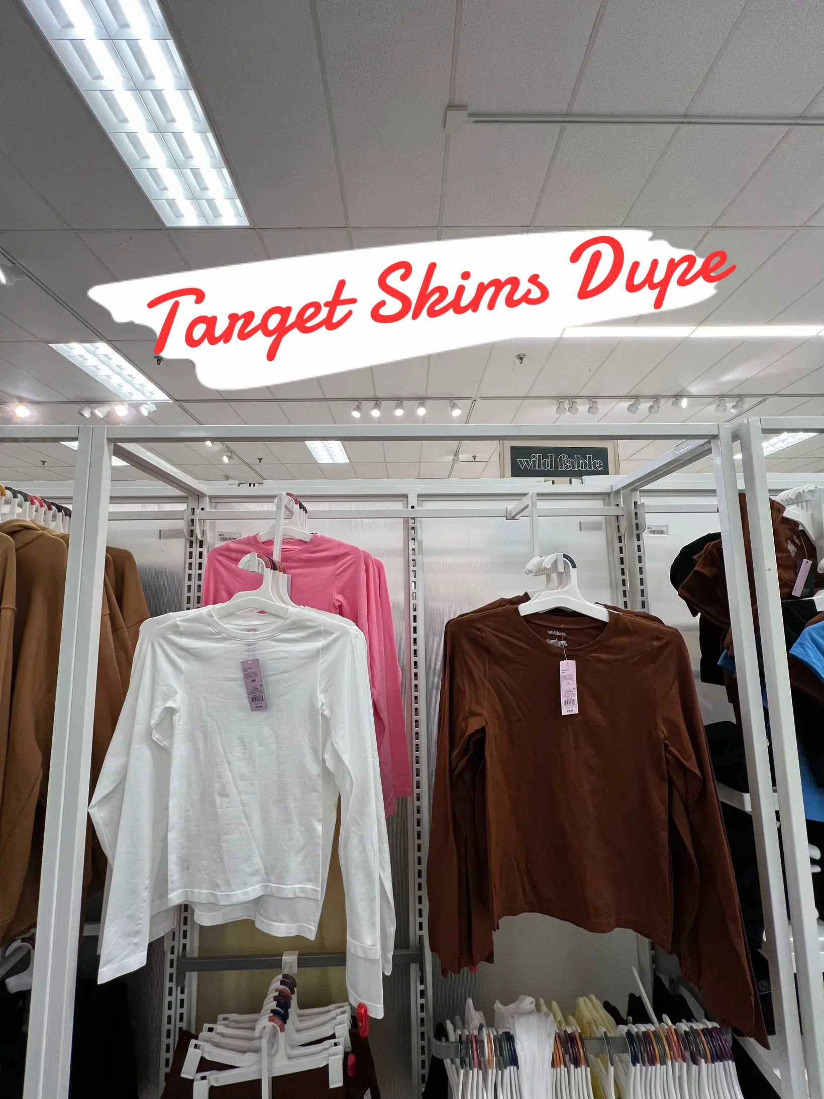 target skims shirt dupes｜TikTok Search