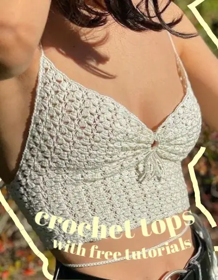 Titties always look great in crochet tops with no bra 🖤🖤 : r/braless
