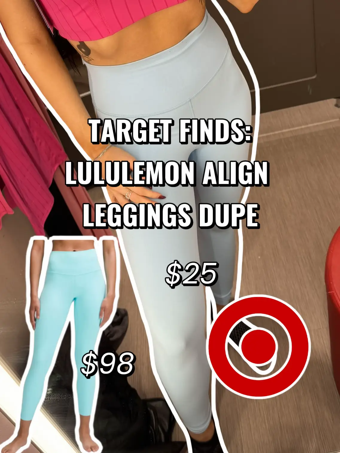 SOLD NEW W TAG Lululemon Align leggings with pockets 25 Powder blue 🤩  Size 6