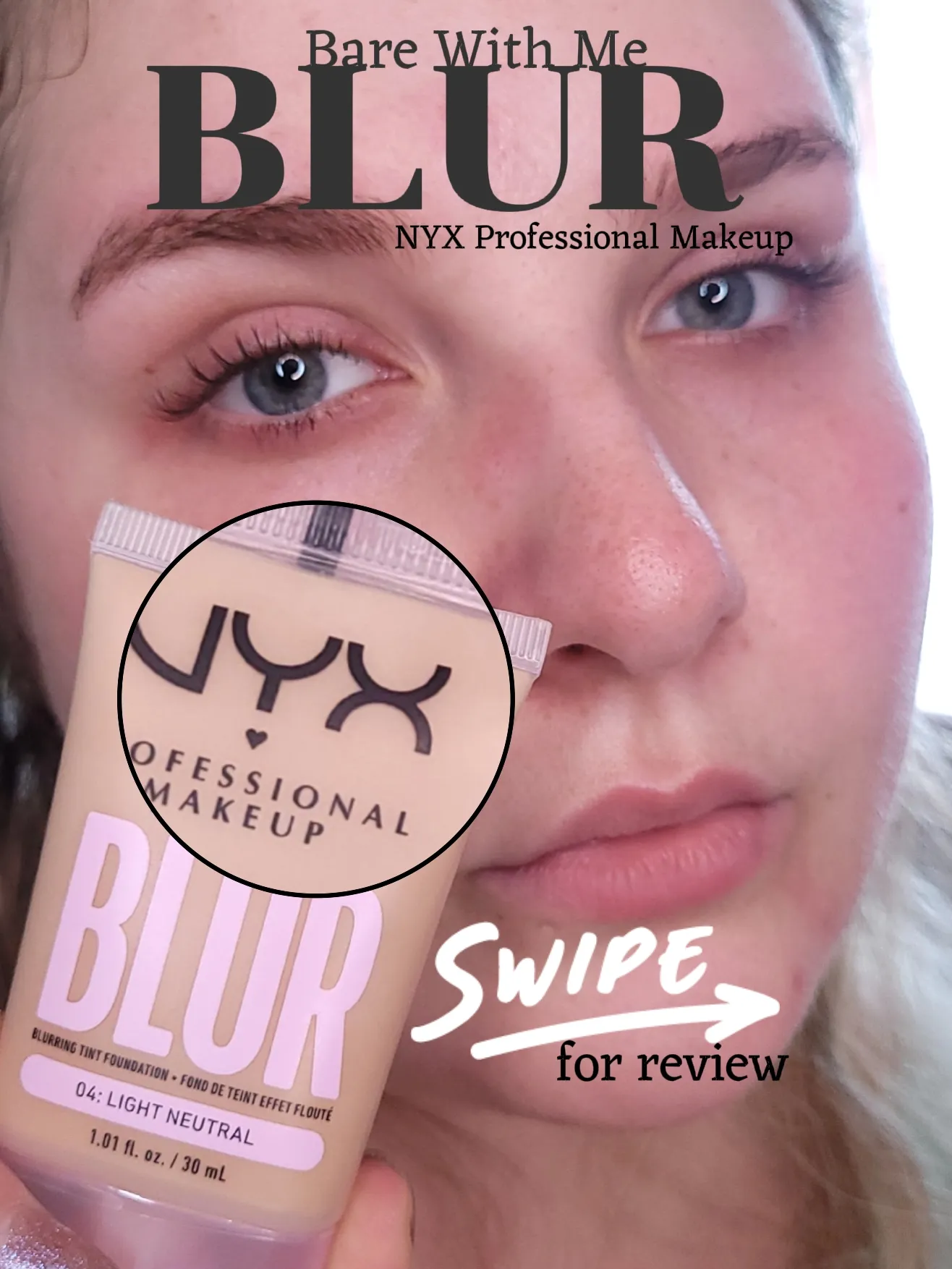Blur With Me Foundation By Nyx Review
