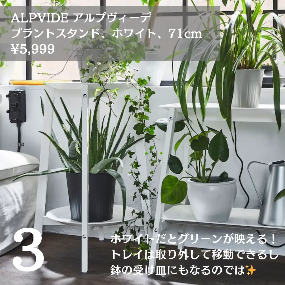 売り出しネット IKEA イケア ALPVIDE アルプヴィーデ プラントスタンド