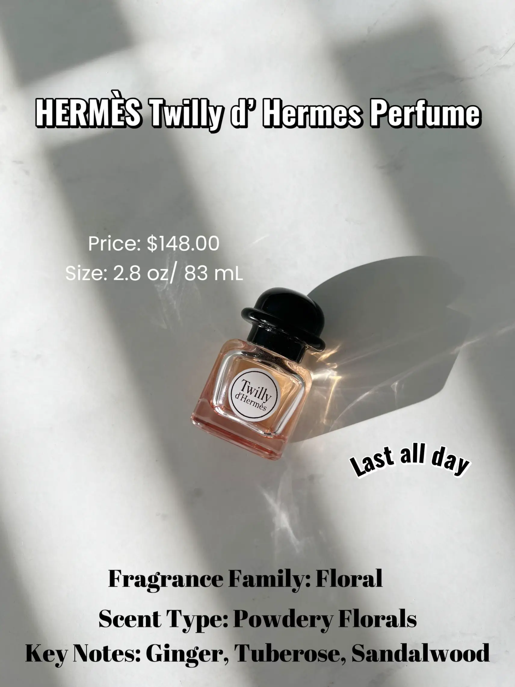 Hermes Twilly D Hermes Eau De Parfum for Women, 2.8 Ounce