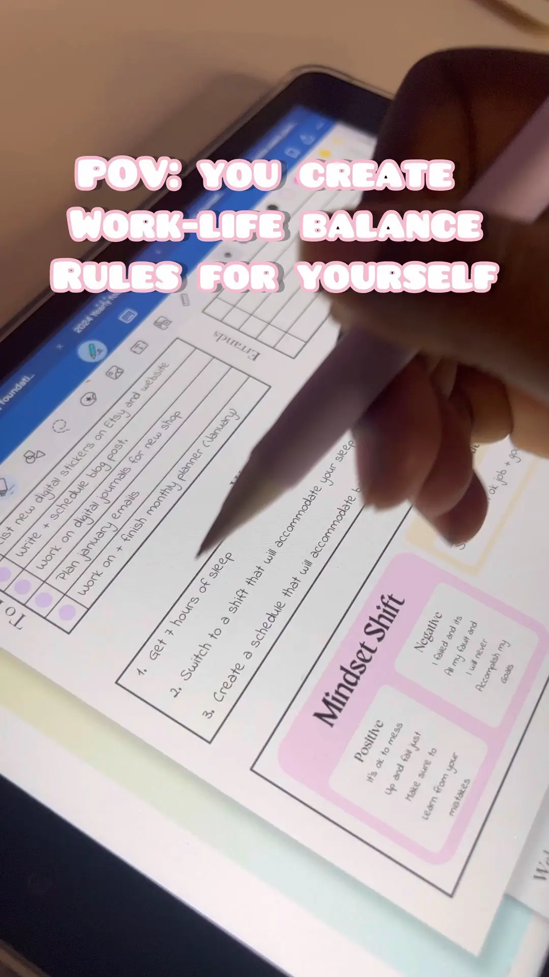Creating monthly work-life balance rules | Video published by Autumn ...