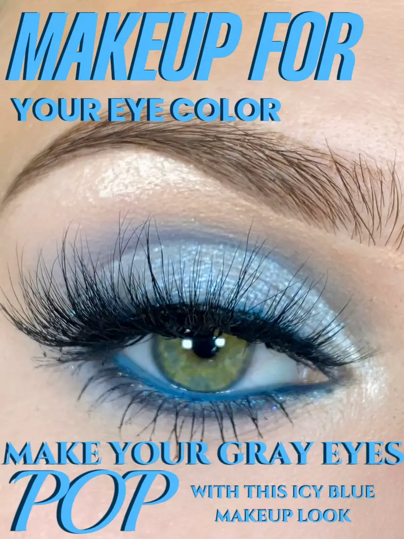 Gray Eyes Icy Blue Eyeshadow
