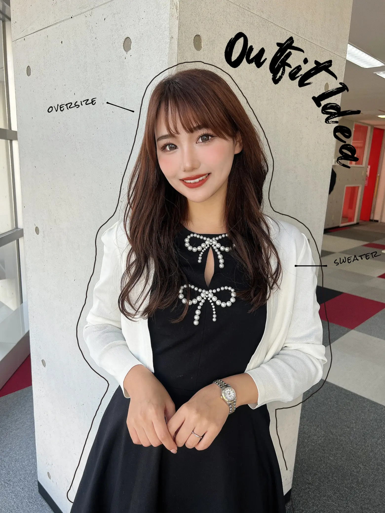 清楚コーデ】kate spadeのワンピでお上品に✨ | かとこ⌇低身長⌇骨格  