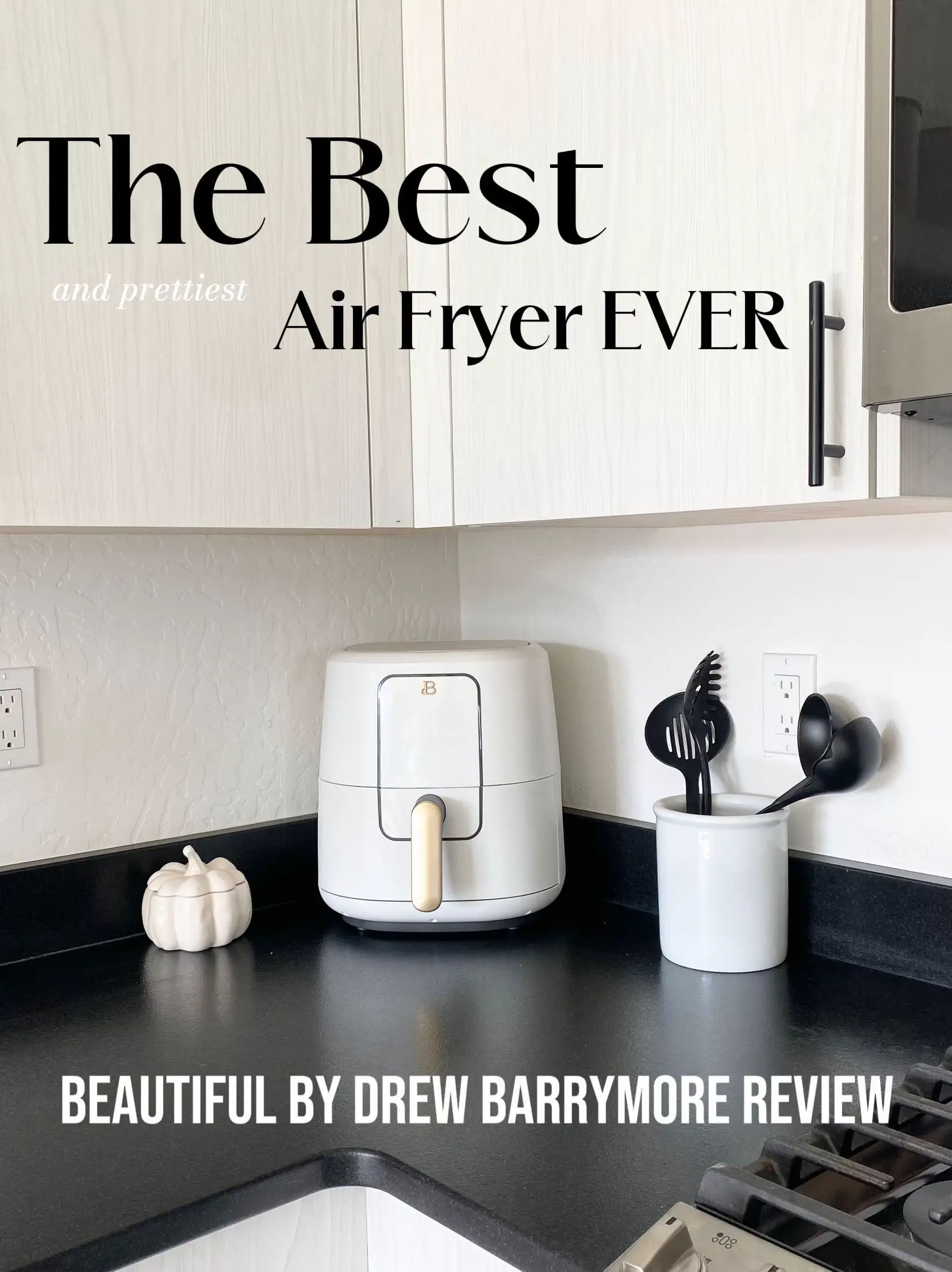 Beautiful 6 Quart Touchscreen Air Fryer White Icing by Drew Barrymore  Review 