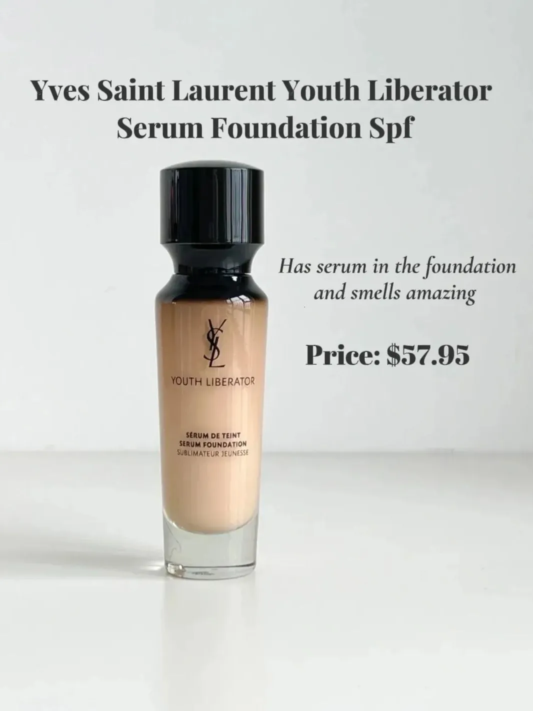 Ysl youth liberator serum foundation discontinued sale