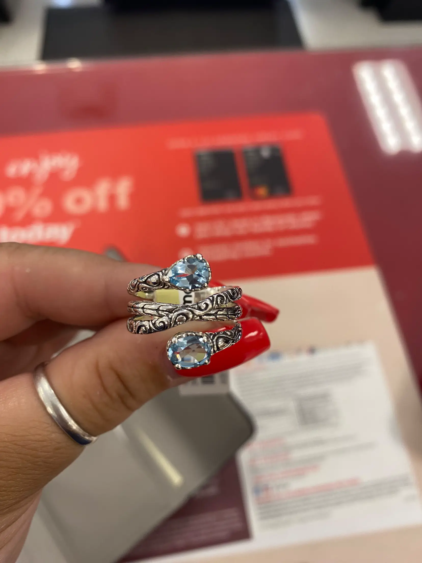 T.J.Maxx, Jewelry, Tjmaxx Rainbow Ring Nwt Size 7