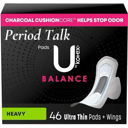 LOT(4) U BY KOTEX HEAVY ABSORBENCY ULTRA THIN PADS + WINGS 32