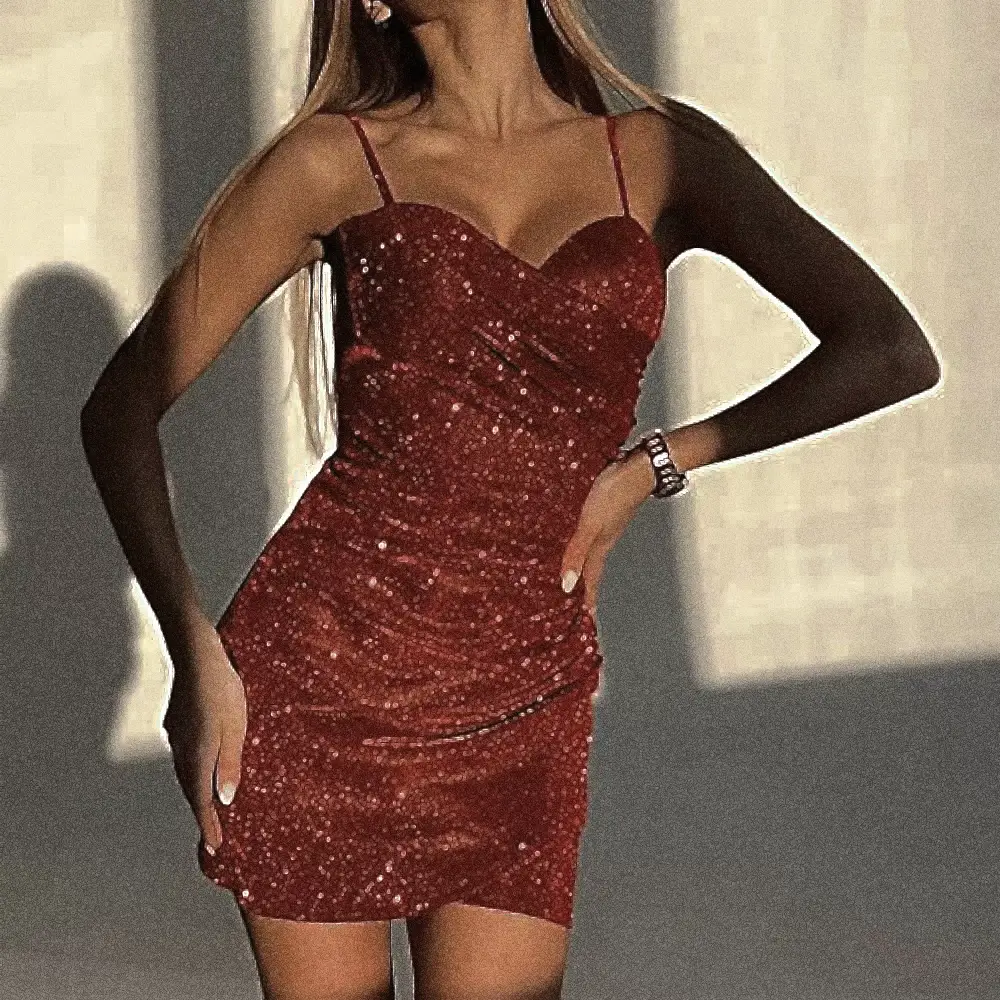 Women's Seamless Fabric Bodycon Mini Dress - Wild Fable™ Burgundy XXS