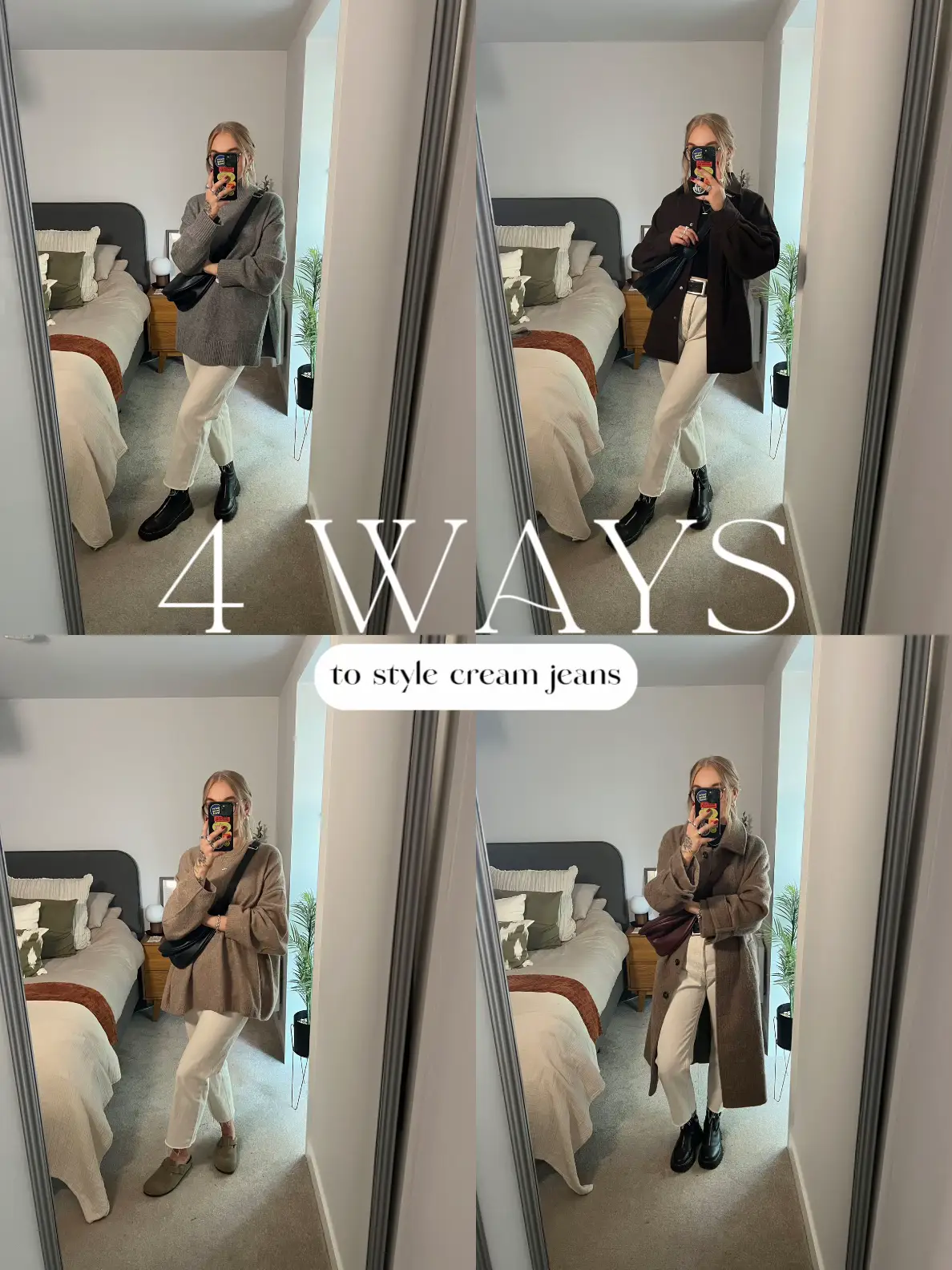 4 Ways To Style White Jeans For Spring/Summer 👖