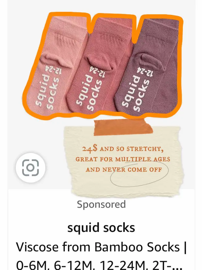  squid socks Viscose from Bamboo Socks