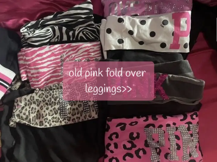 20 top Pink Foldover Leggings with Victorias Secret Logo ideas in 2024