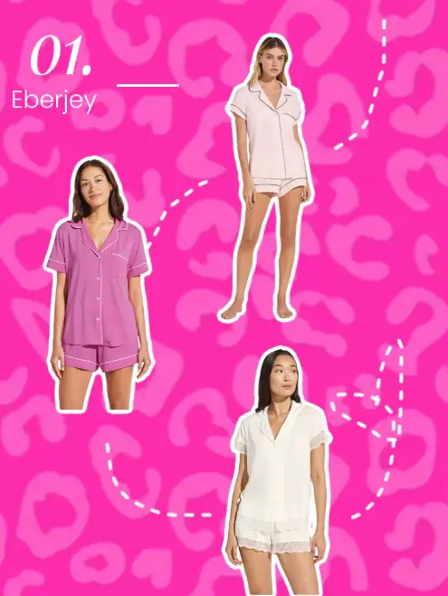 Women's Boxer Pajama Shorts - Colsie™ Pink/Strawberry S
