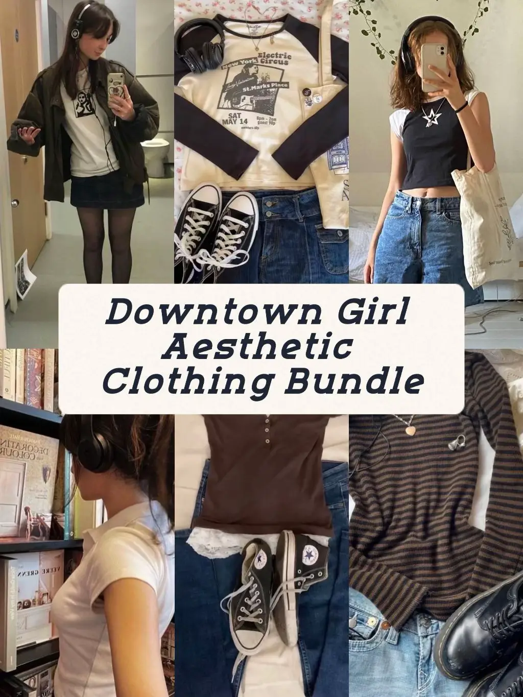 downtown girl aesthetic essentials & how I style them
