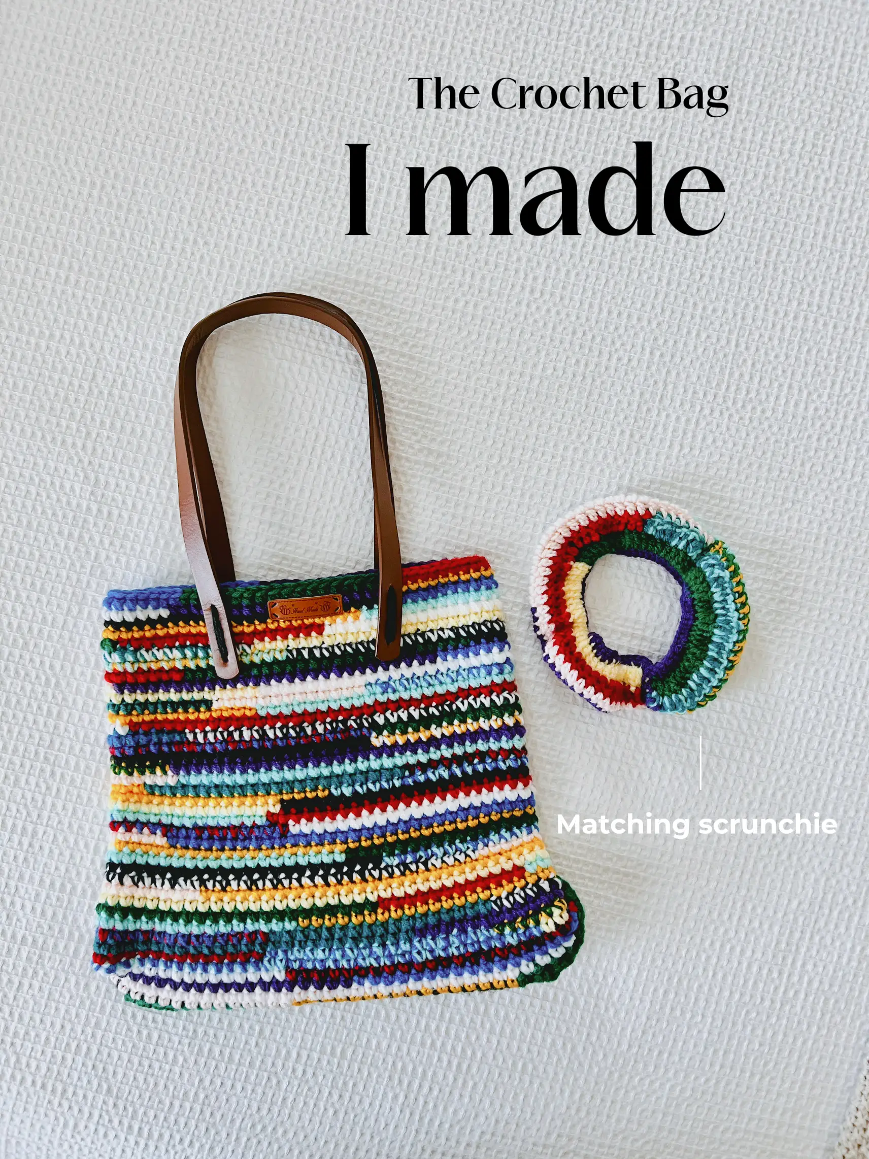 THE LATEST BAG I CROCHETED…with matching scrunchie | Gallery