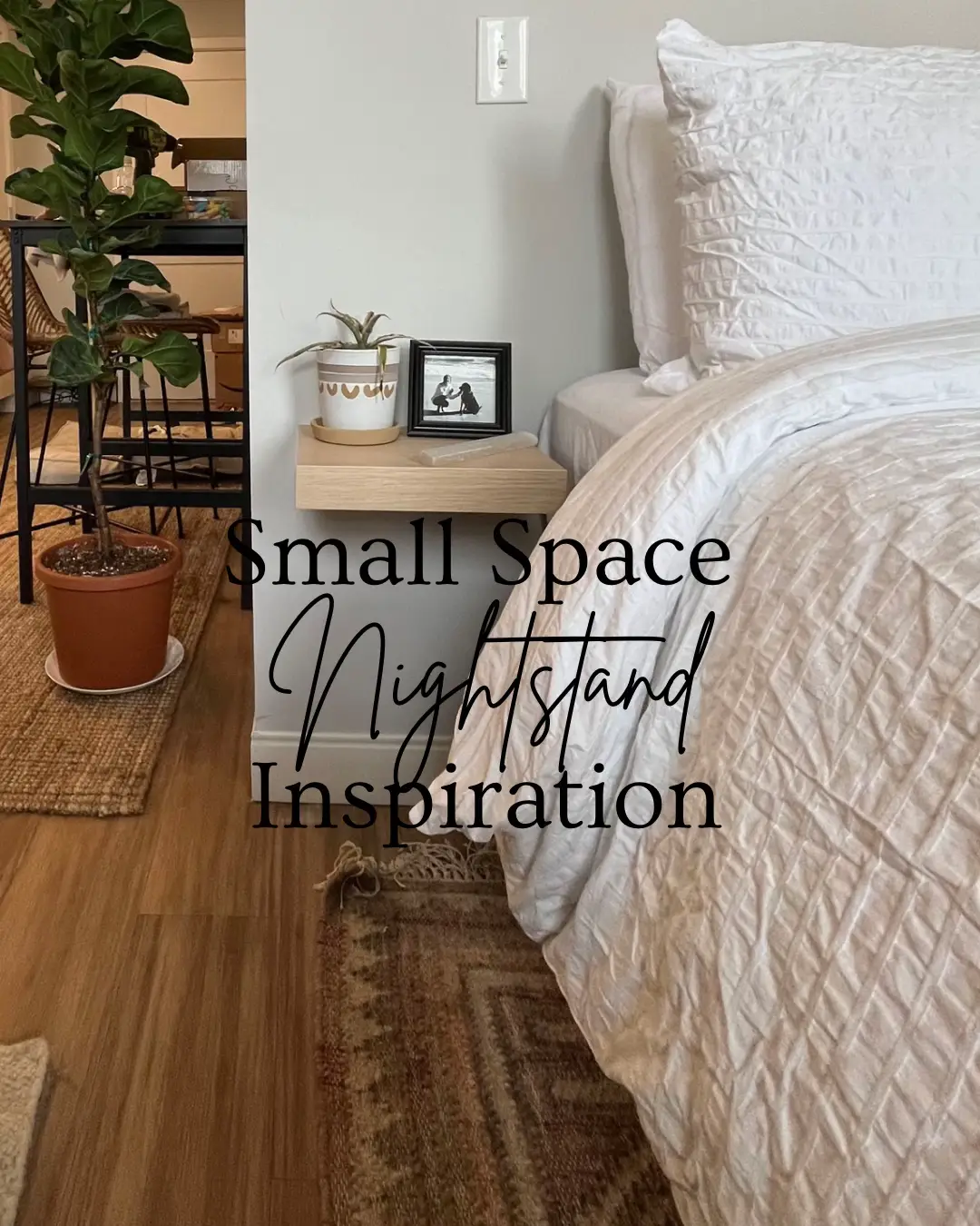 Small space nightstand inspo! Gallery posted by Cara Lemon8