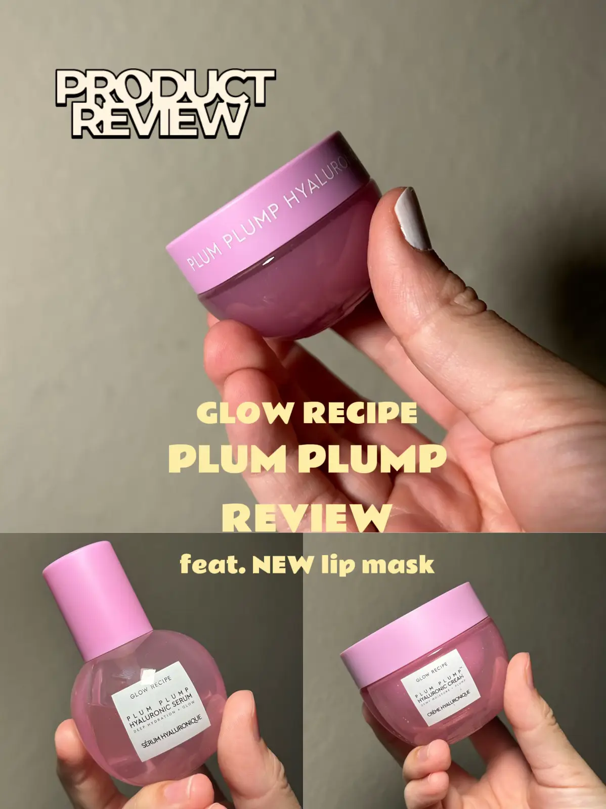 Glow recipe plum 2025 plump serum dupe