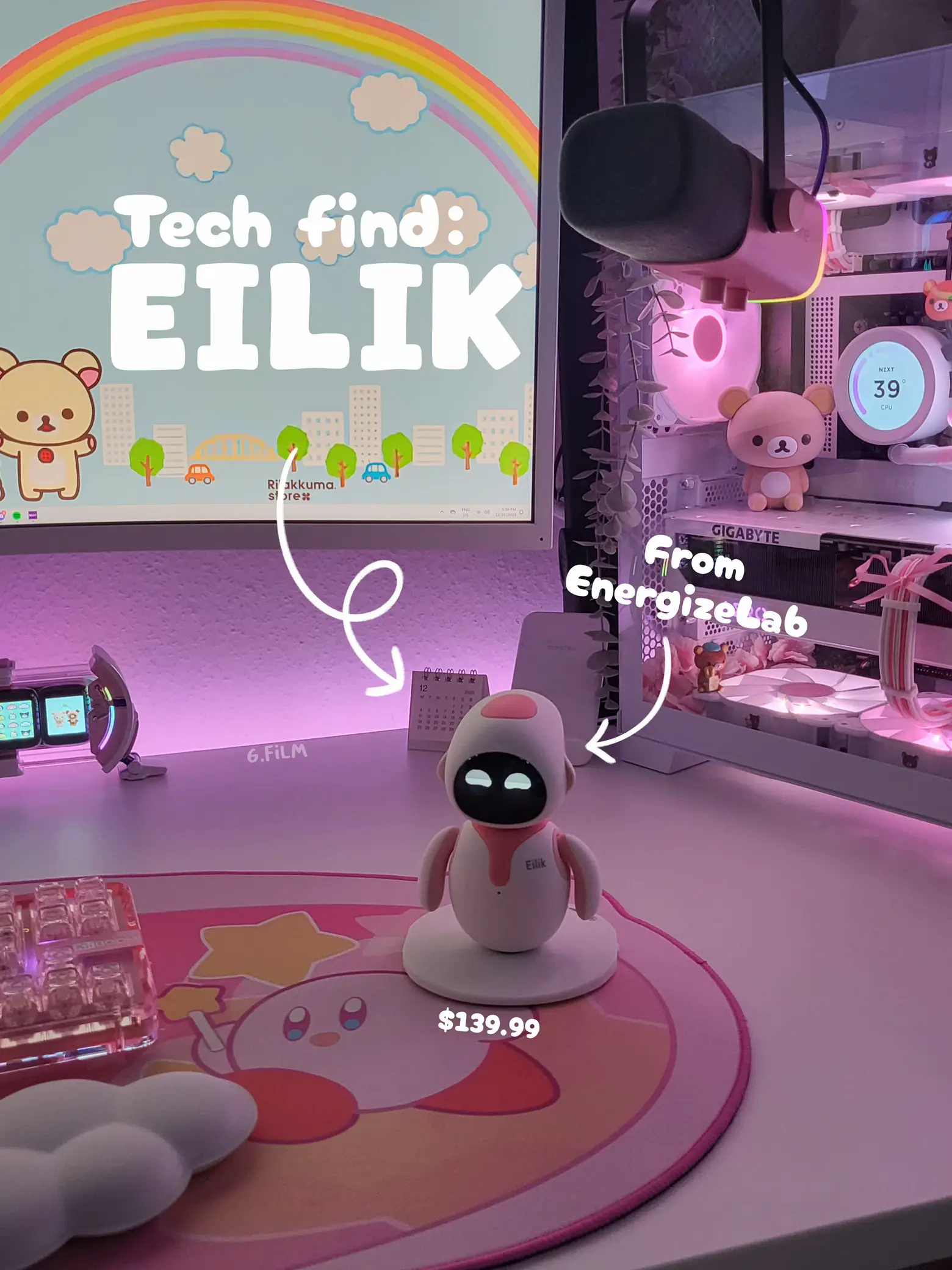 how to charge your eilik companion robot｜TikTok Search