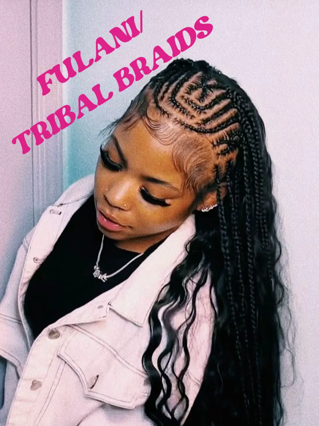 Short Fulani braids with beads. #fulanibraids #braids #hairstyles  #hairideas #hairtransformation #hairinspiration #knotlessboxbraids