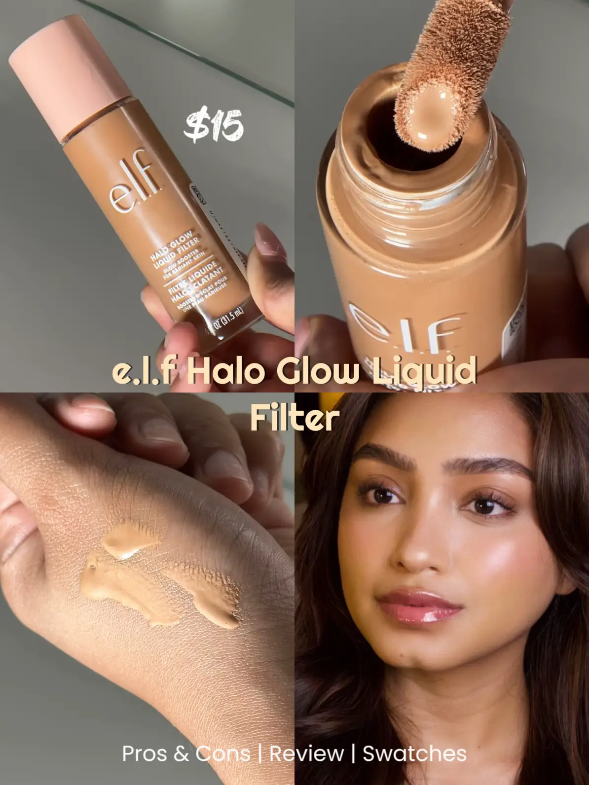 E.l.f. Halo Glow Liquid Filter Review: With Photos