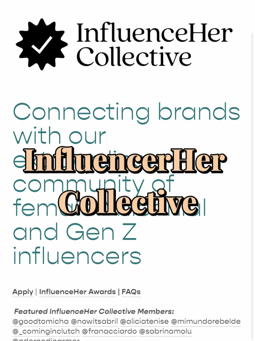 Pin on InfluenceHer Collective