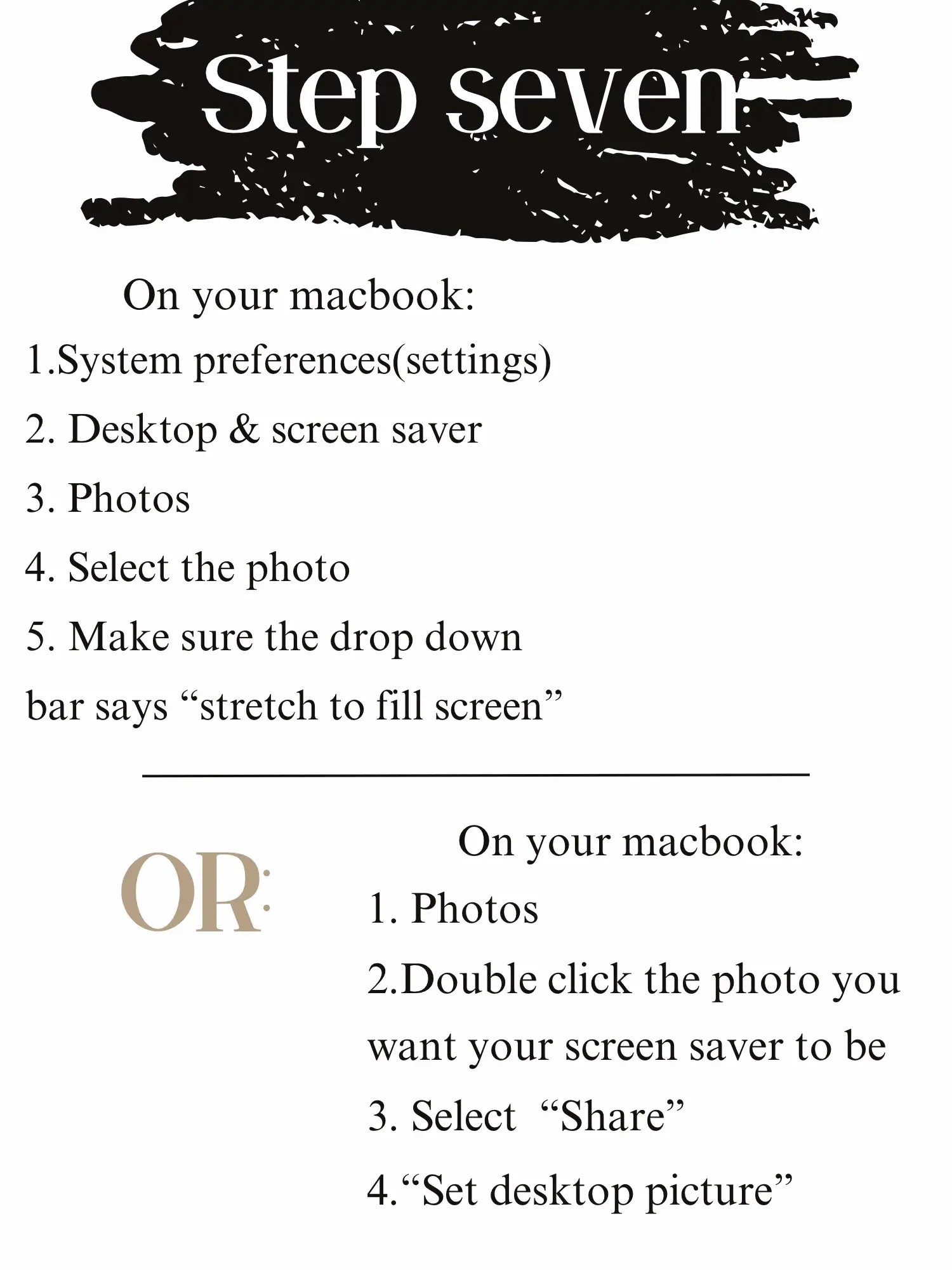 How to customize your MacBook screen saver Gallery posted by Riley Mulder Lemon8