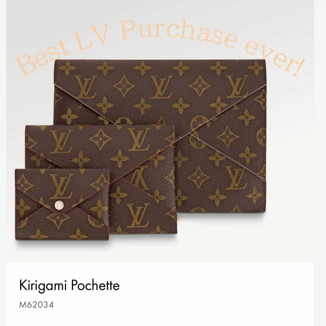 THIS IS MY FAVORITE  FIND! My Louis Vuitton Kirigami looks