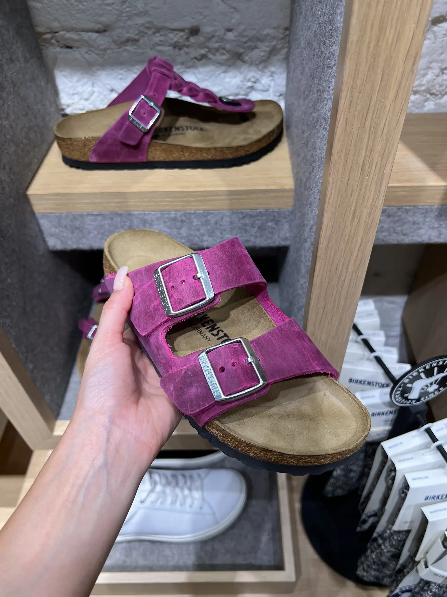 Pink birks discount