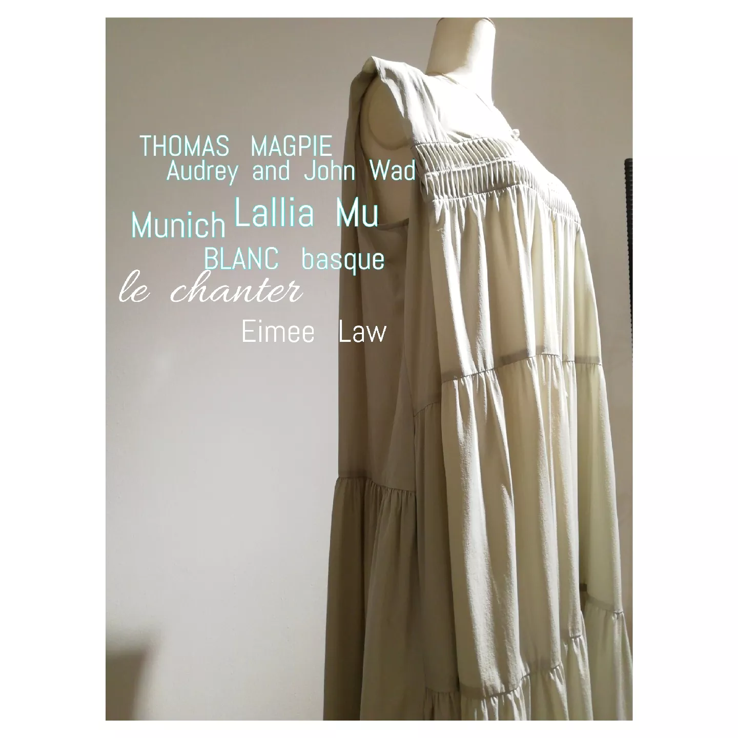 【キチ】★Thomas magpieトーマスマグパイフリルワンピース 30%OFF] ＜THOMAS MAGPIE＞ フリルレイヤードジョゼット