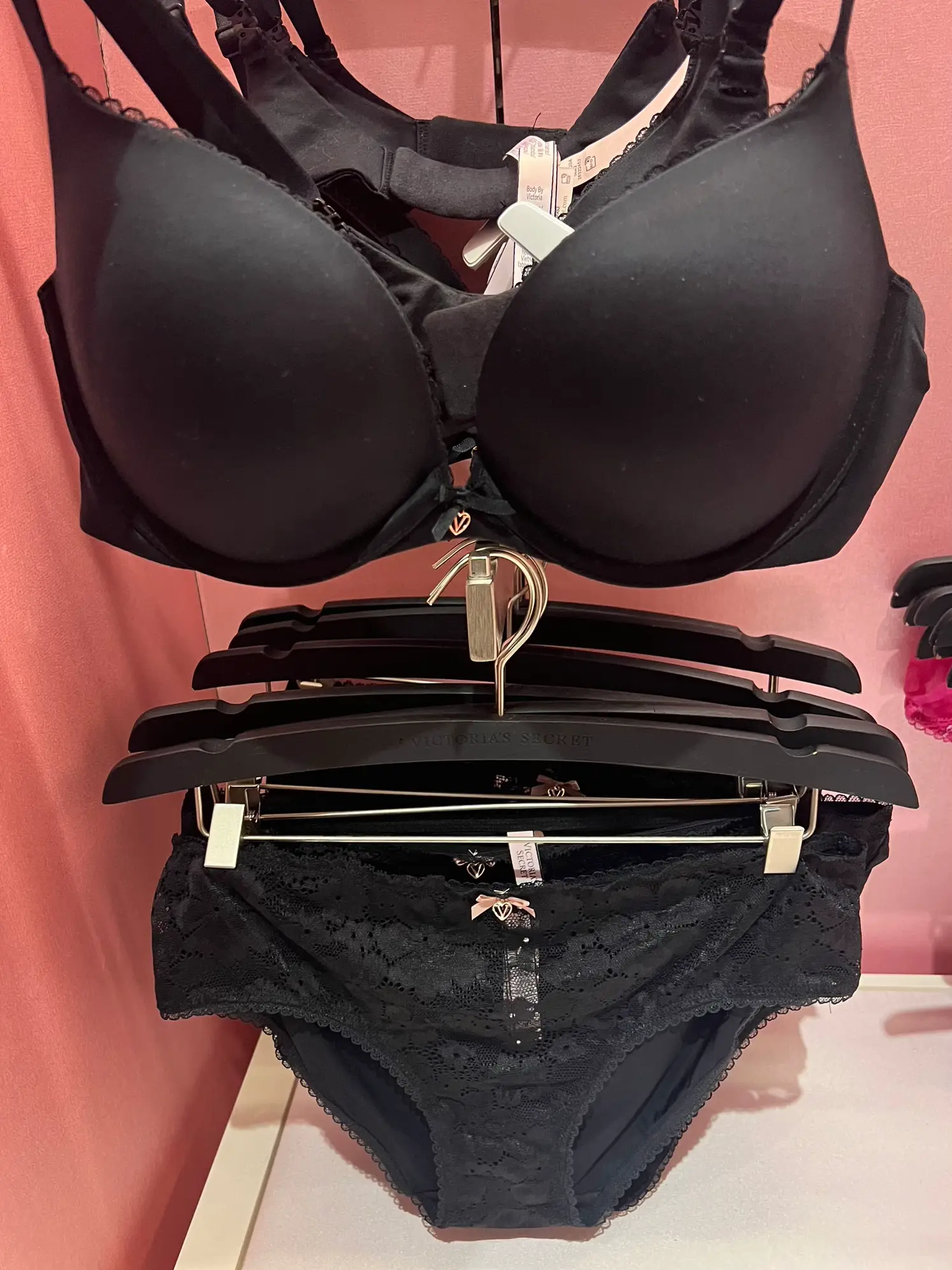 RARE LINGERIE AD LOT MACY's 1990's Valentino bra and panty