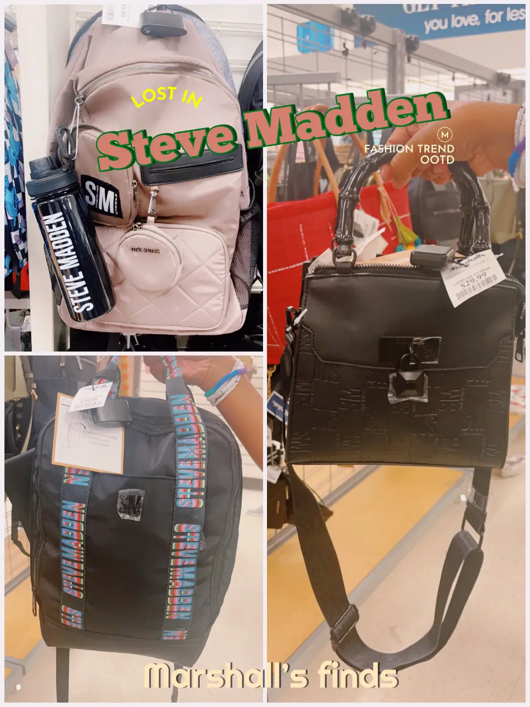 I found the Steve Madden duffle bag set!!! #fyp #stevemadden #tjmaxx, Steve  Madden Bags Tj Maxx