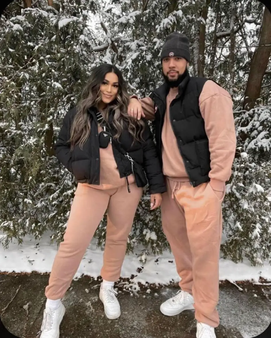 Couples matching cheap winter outfits