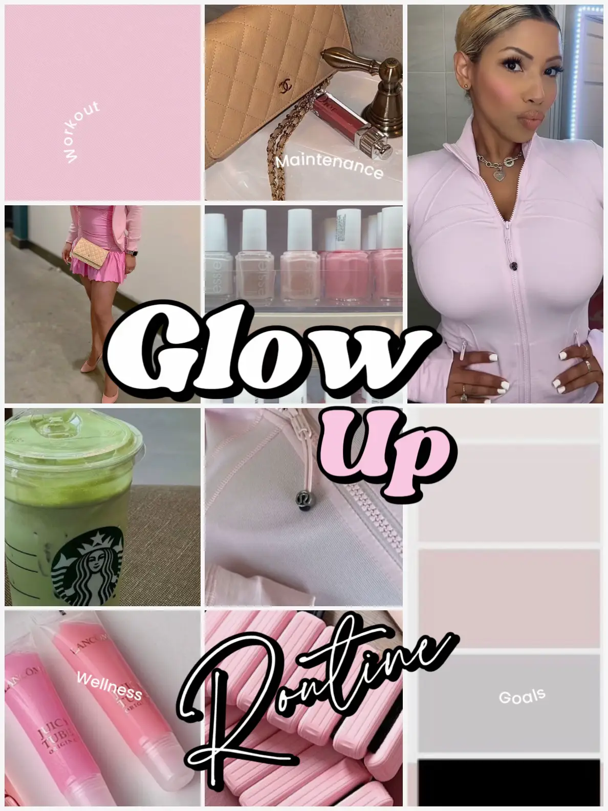 2024 Glow Up Planner: Self Care Planner, Fitness Journal, Skincare