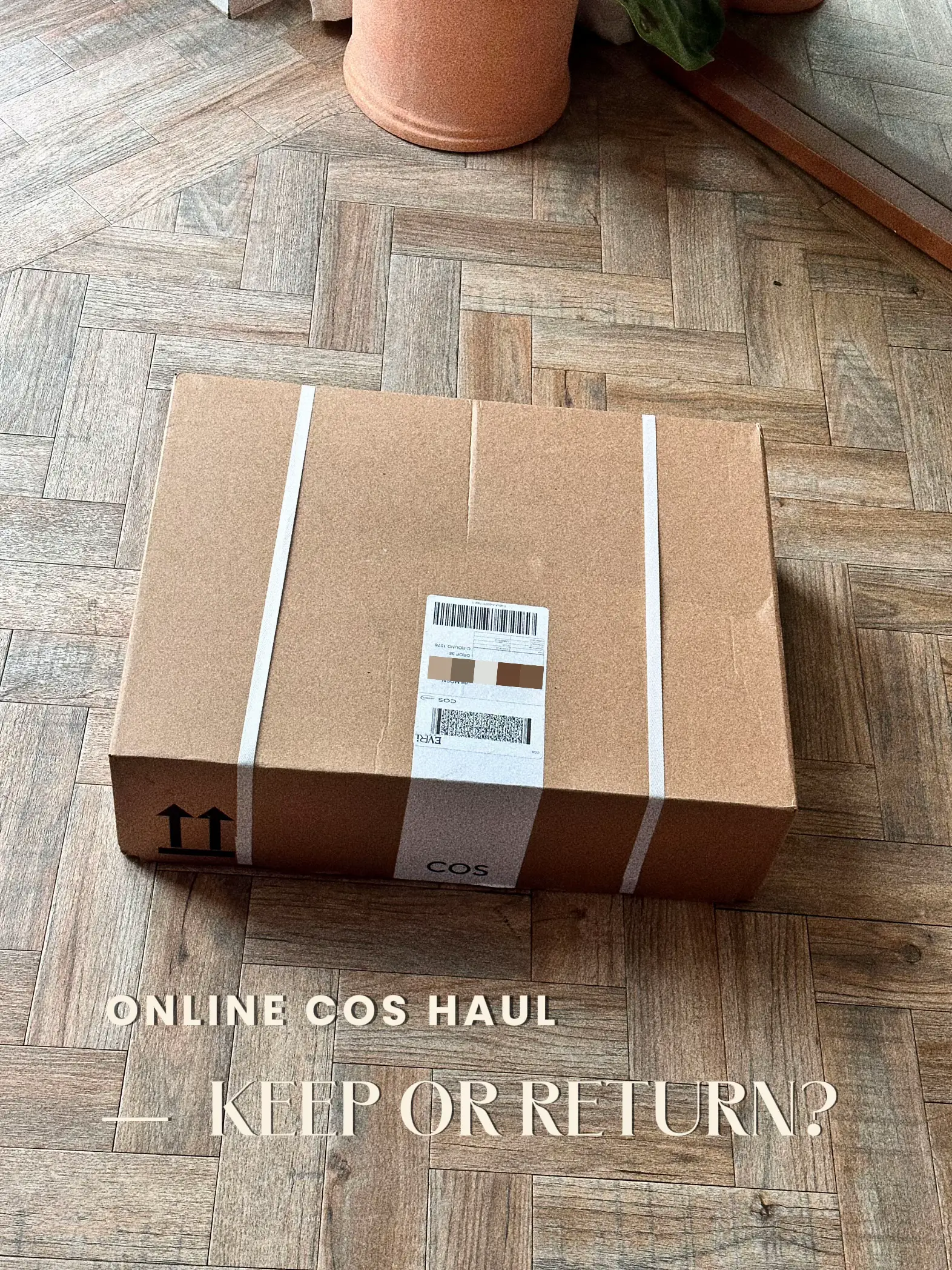 WHAT I ORDERED ONLINE FROM COS. KEEP OR RETURN?