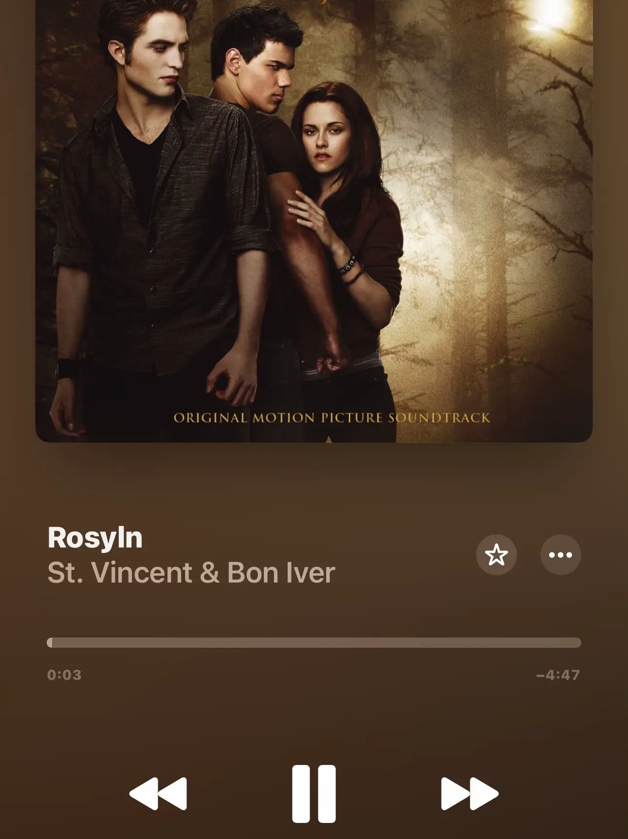  A movie soundtrack with the title Rosyln.