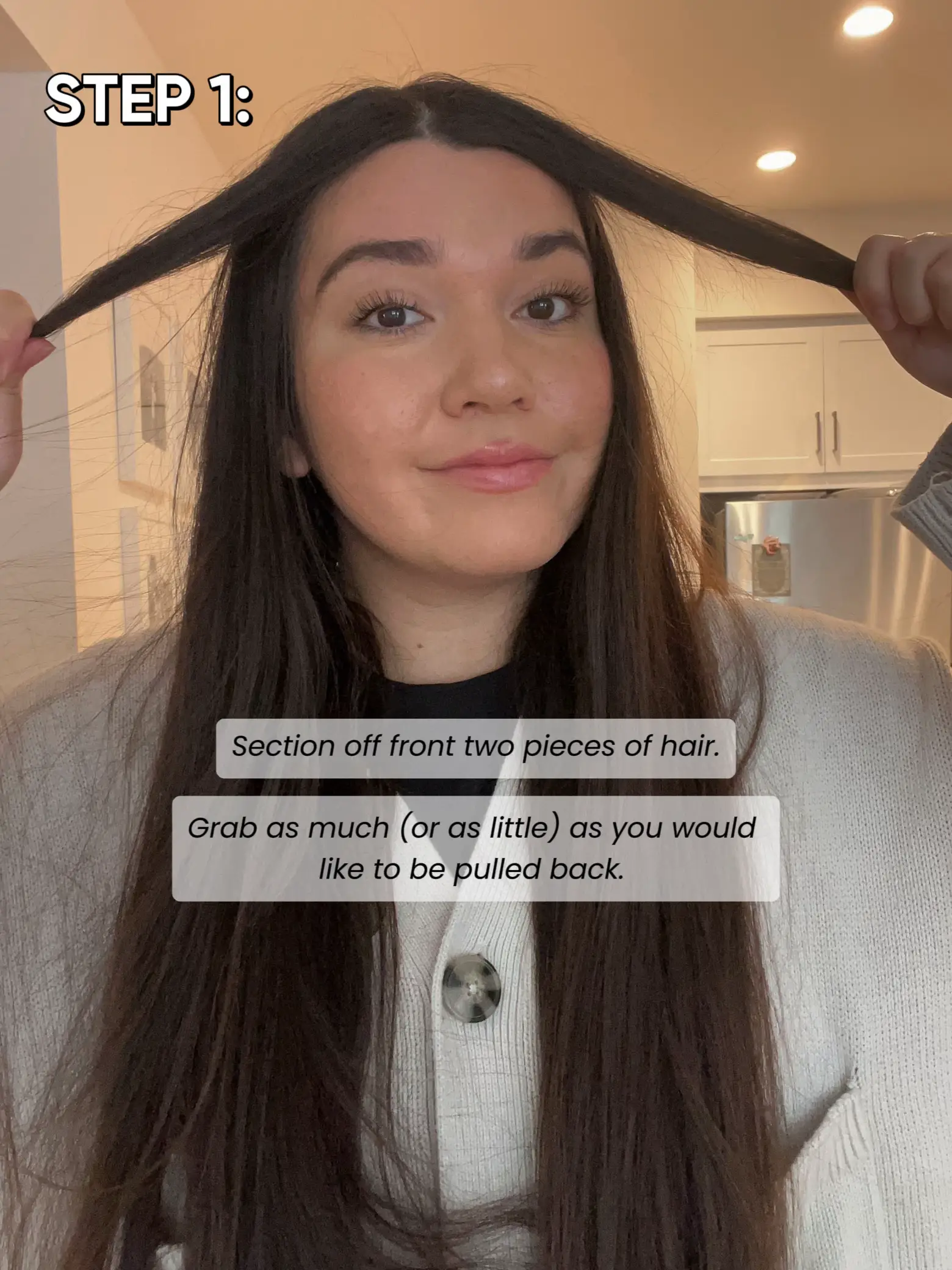 Here's a tip on how to braid your front pieces #hairstyle #hair