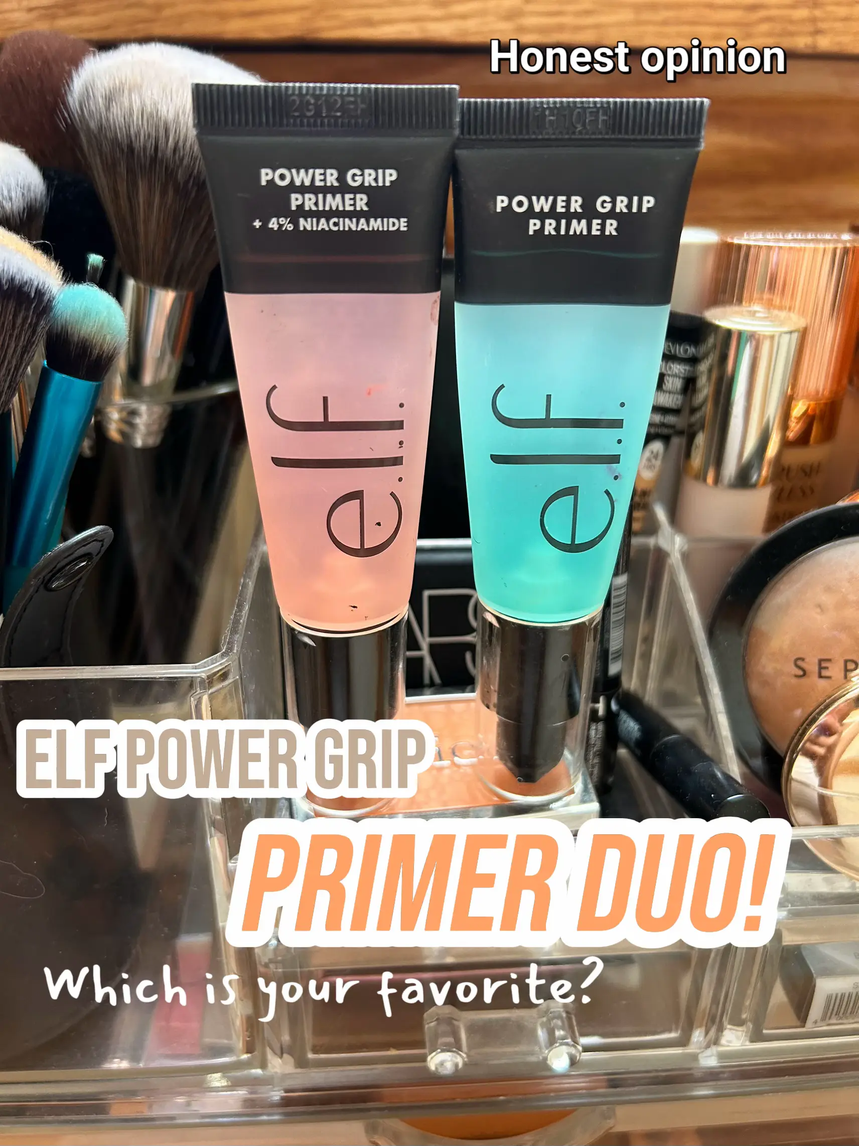 Elf Power Grip Primer Original VS 4% Niacinamide Version! Which do you