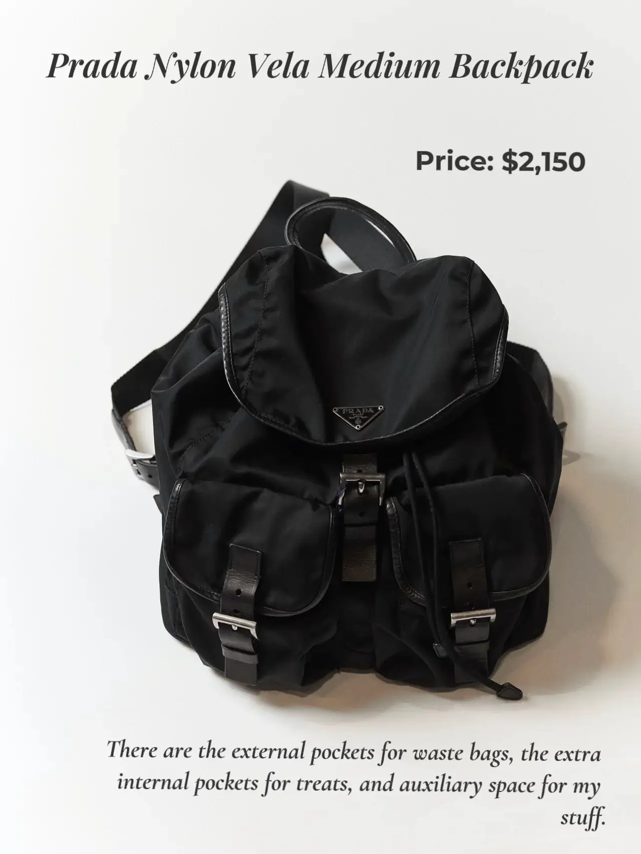 Prada bags online backpack