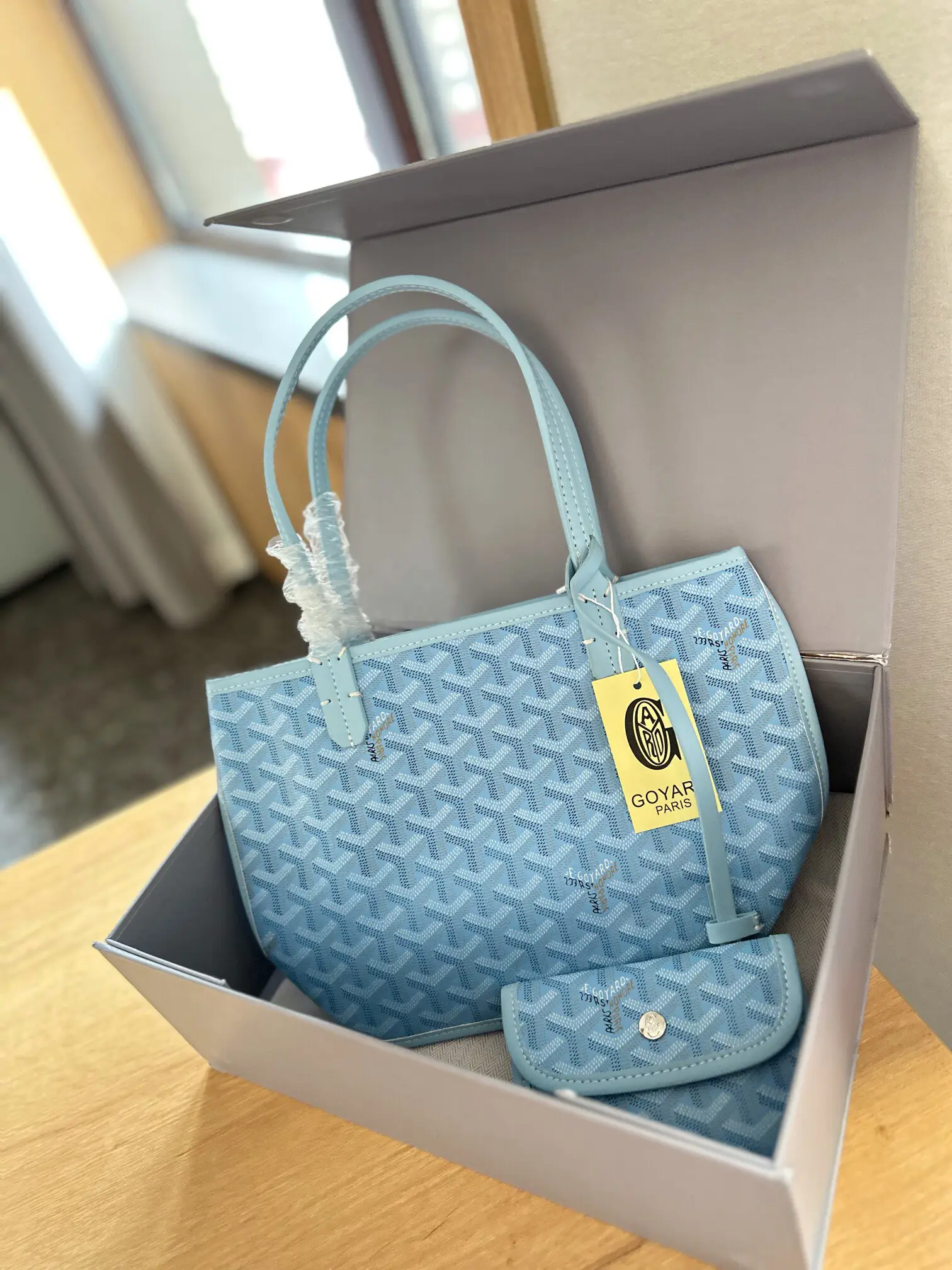 Baby blue goyard best sale