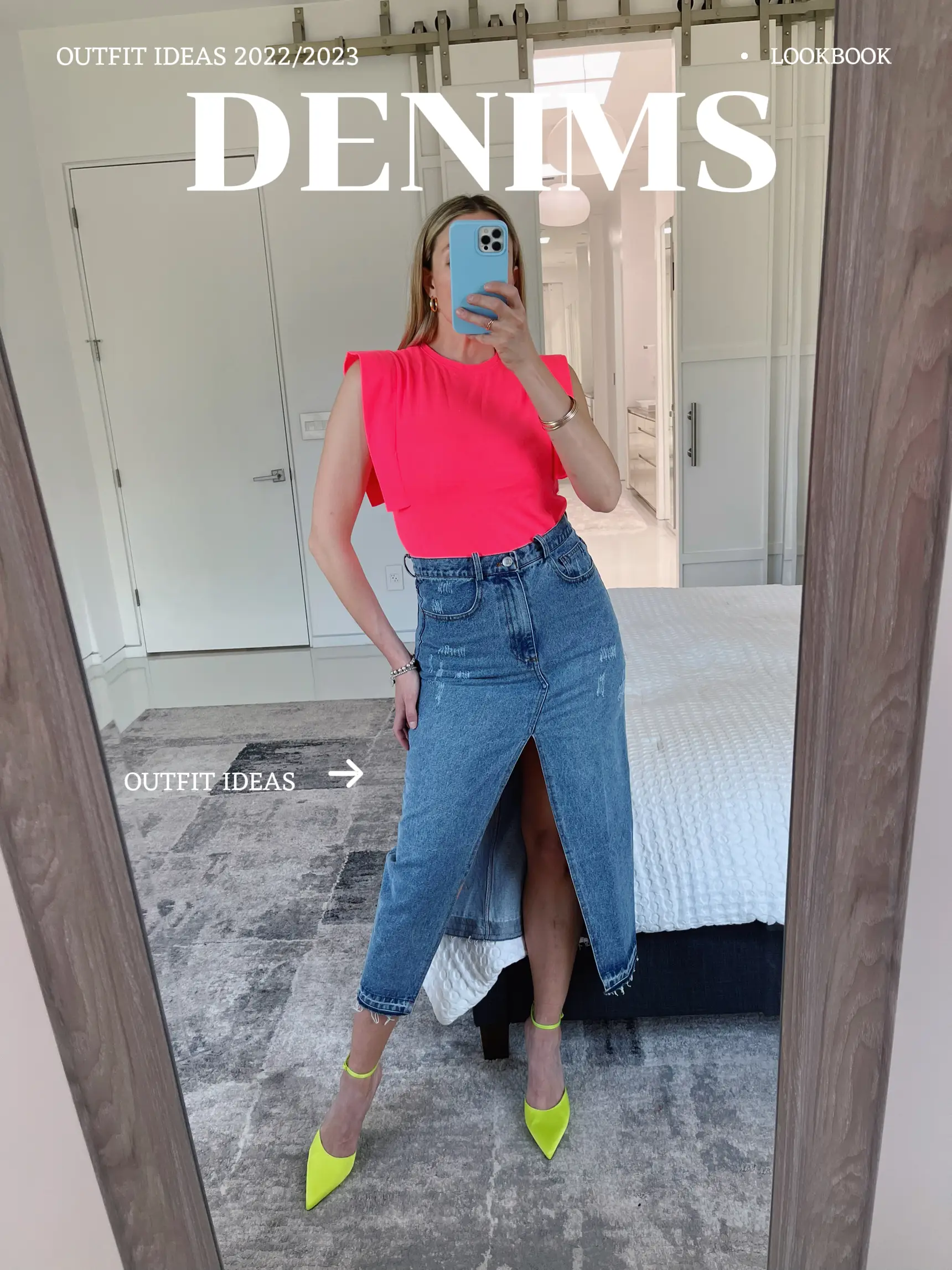 Denim skirt hot sale lookbook