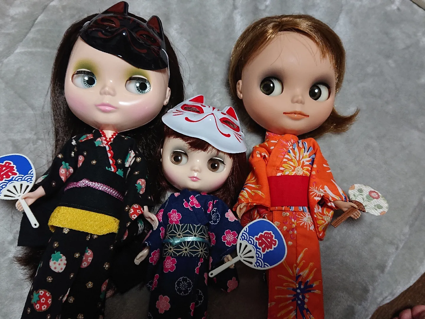 プチブライスアウトフィット♡紫陽花コーデ♡ネイビー ありがたかっ