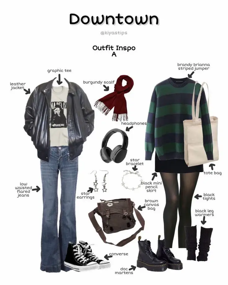 downtown aesthetic outfit inspo 🤎🍂's images