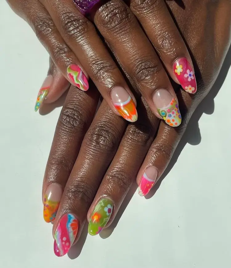 19 top Rainbow nails ideas in 2024