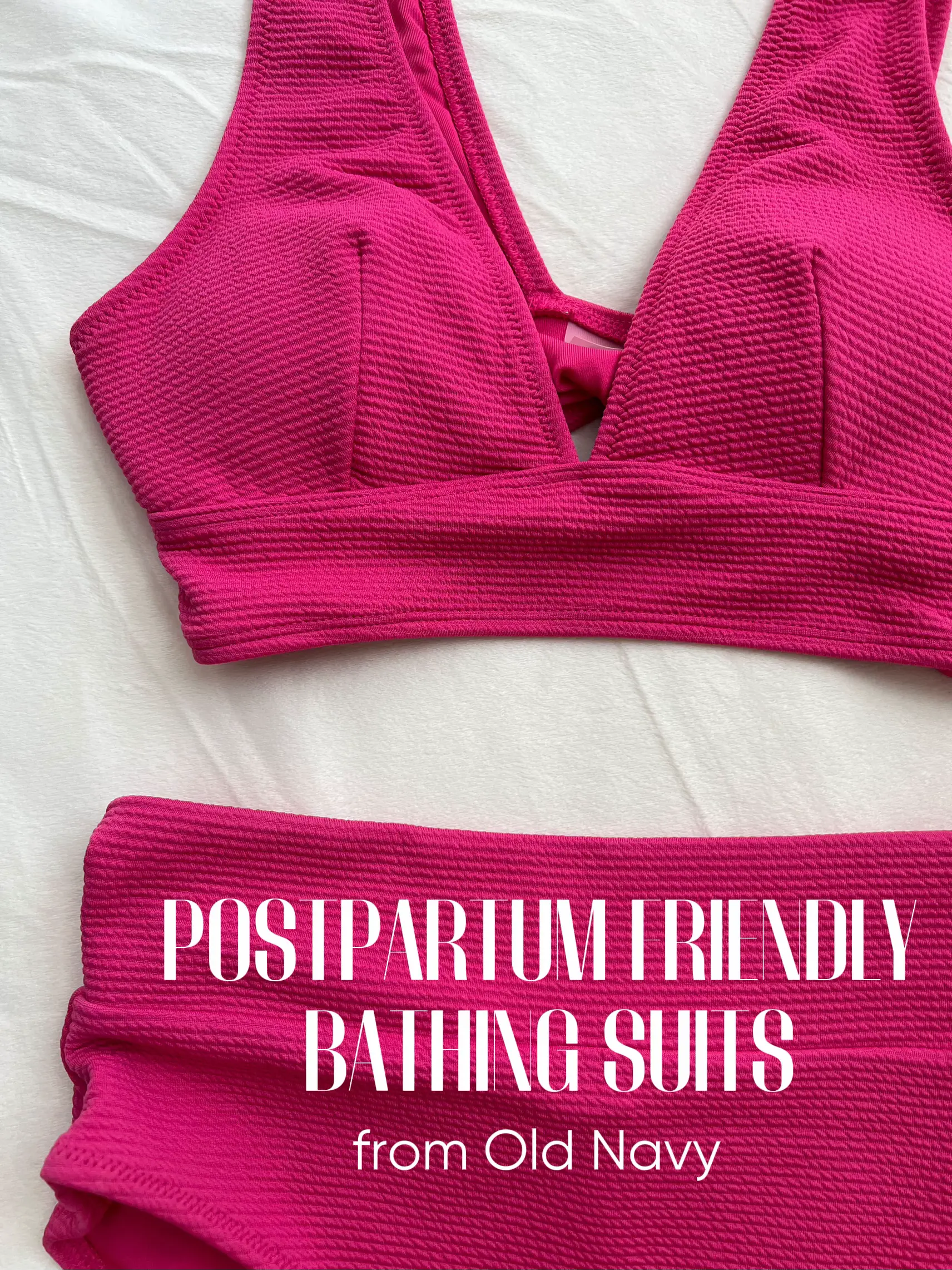 Cute Pink Wealthy Bamboo Leaf Sports Bra Swim Top Bikini Sets - Pink / S