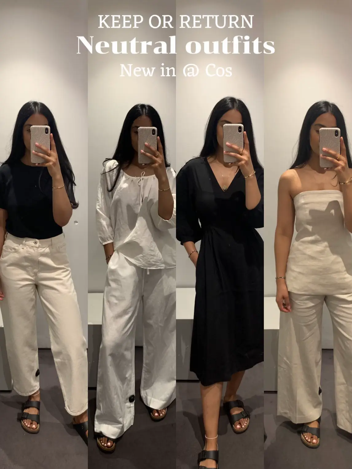Keep or Return? Neutral summer outfits from Cos