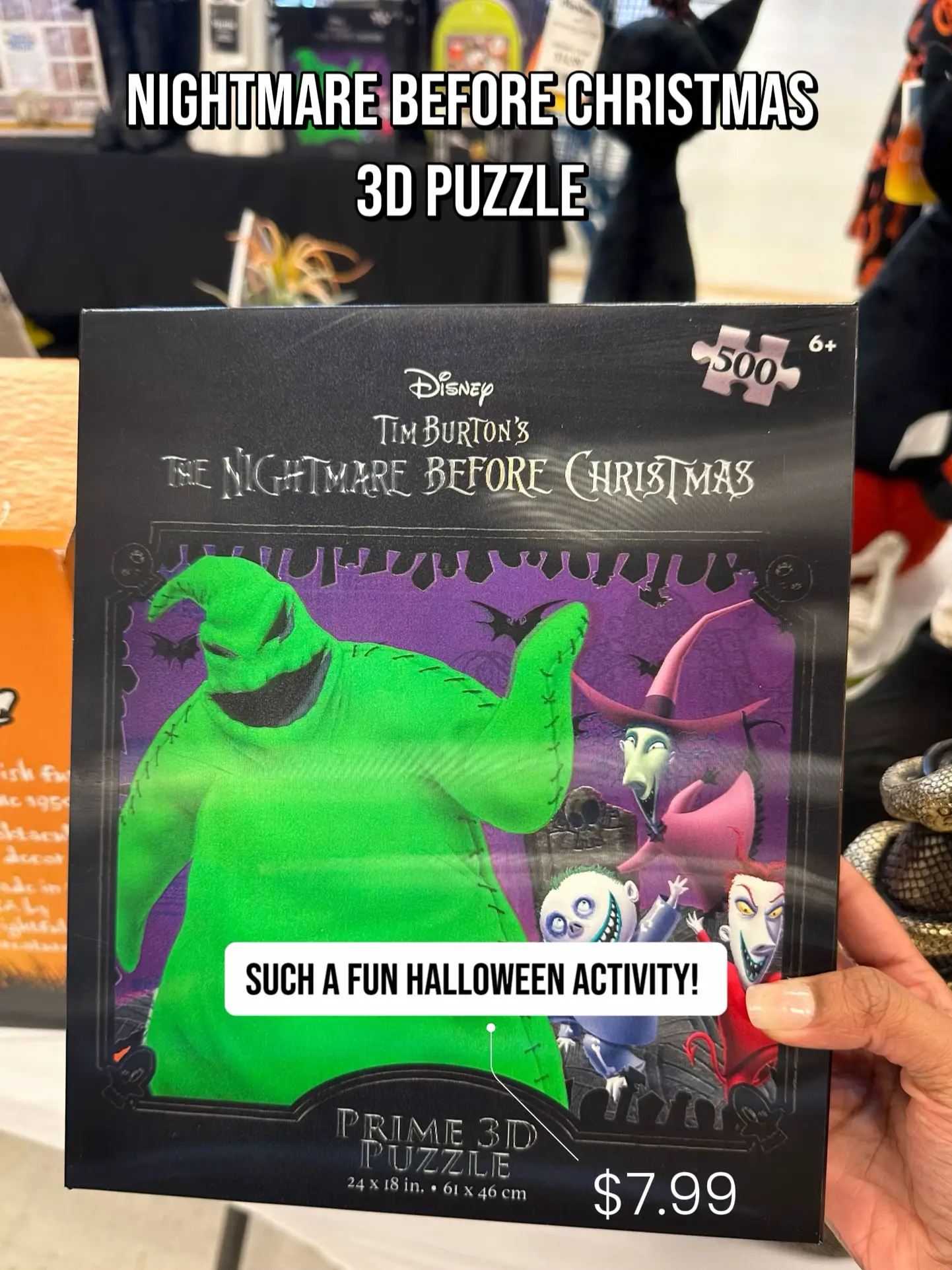 Prime 3D, Other, Disney Tim Burtons The Night Before Christmas 3d Puzzle  New