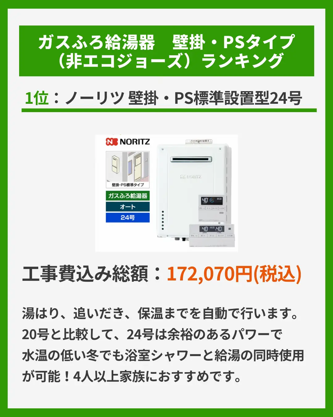 高質で安価 BL ノーリツ エコジョ-ズふろ給湯器24号オートタイプ 2022