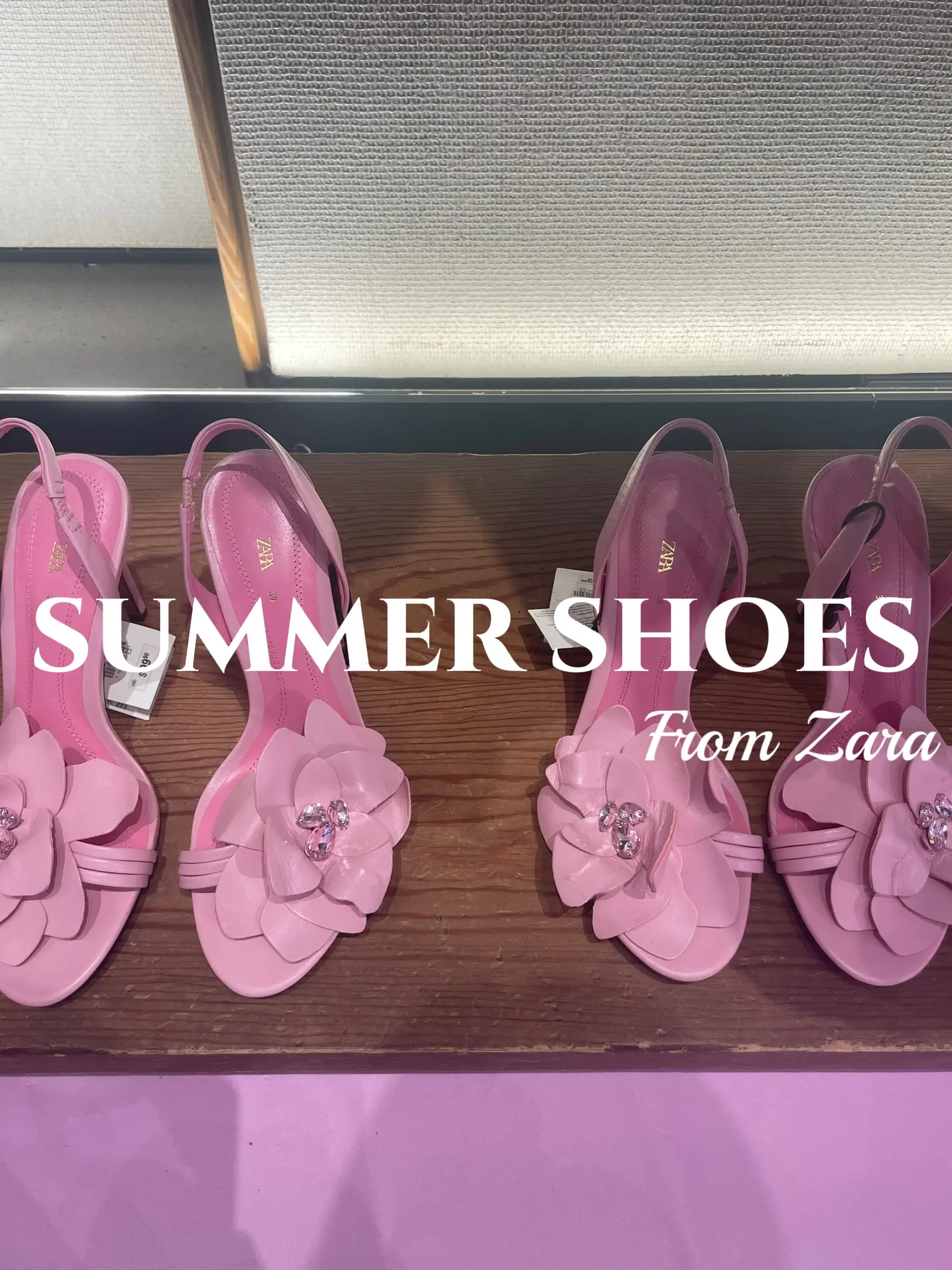 Zara sale plastic shoes