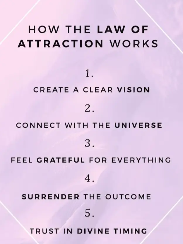 Manifest Success Using The Law of Attraction Lemon8 Search